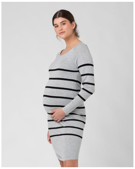 Ripe Maternity Gray Maternity Valerie Tunic Dress