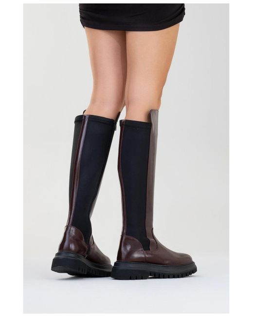 Prologue Shoes Black Shadow Knee High Boot ()