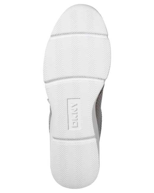 DKNY Gray Sorvino Wedge Sneaker