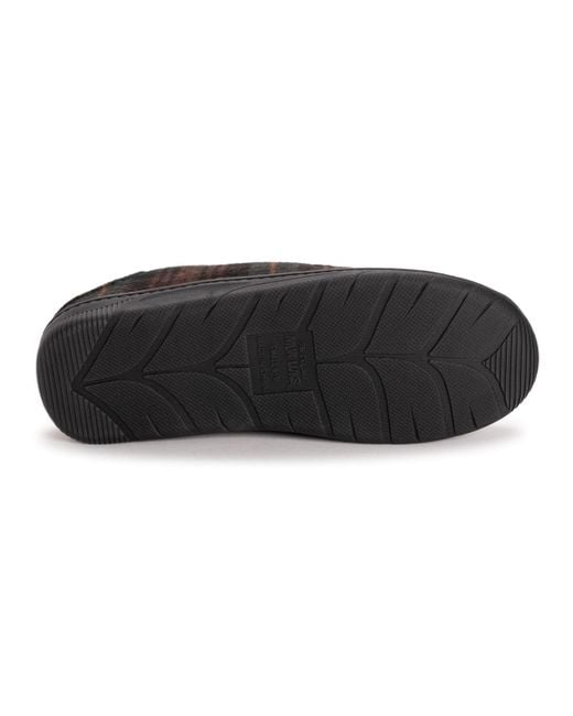 Muk Luks Black Owen Full Fit Slipper for men