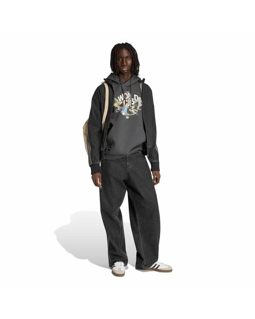 Adidas Black Fifa World Cup Historic Mascot Hoodie for men