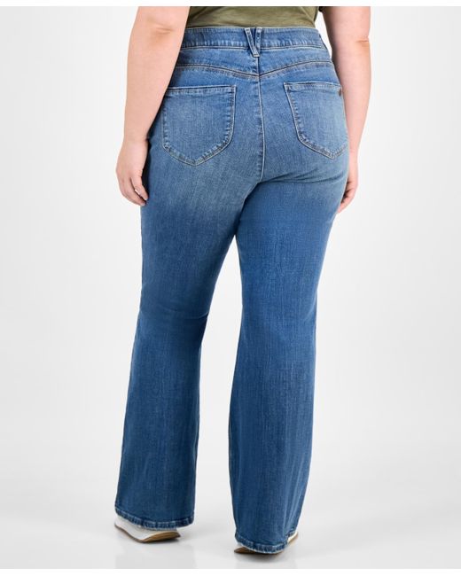 Democracy Blue Trendy Plus "ab"solution High-rise Flared Jeans
