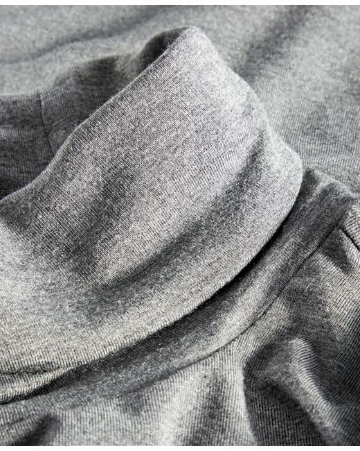 On 34th Gray Modal Long Sleeve Turtleneck