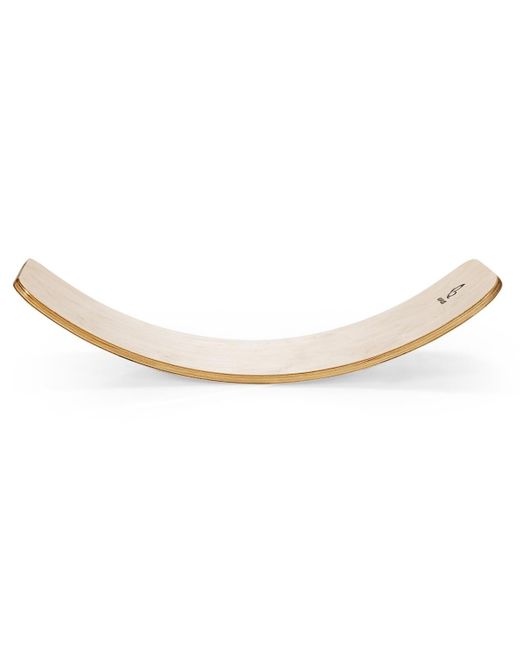 COSTWAY White Wooden Wobble Balance Board Kids 35'' Rocker Board Toy Support 660lbs