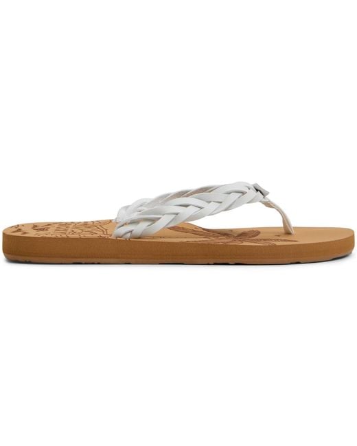 Roxy White Feel Breezie Sandals