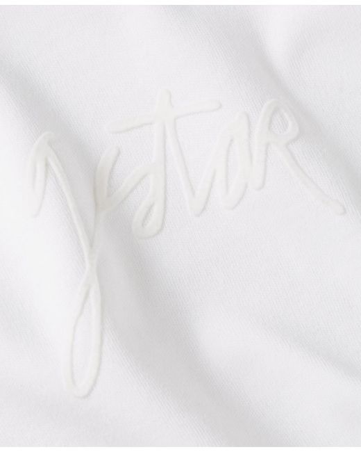 G-Star White Graphic Detail T-shirt for men