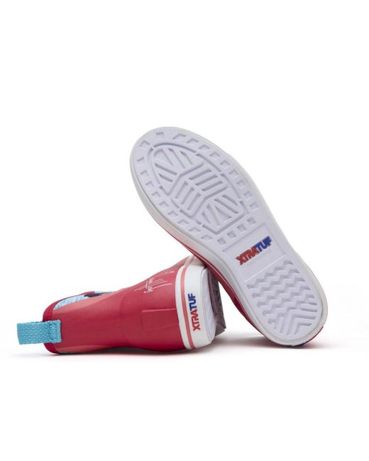 XtraTuf Pink Ankle Deck Boot Guy Harvey