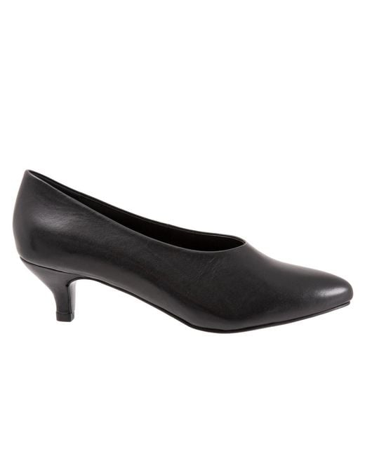 Trotters Black Kimber Pump