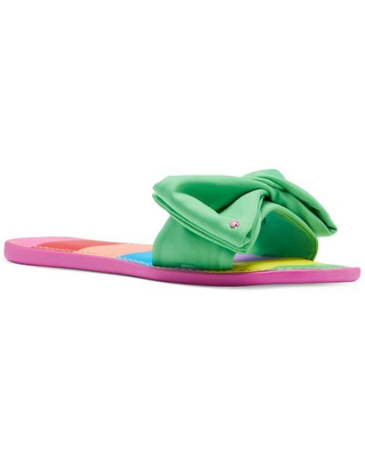 Kate Spade Green Bikini Slide Sandals