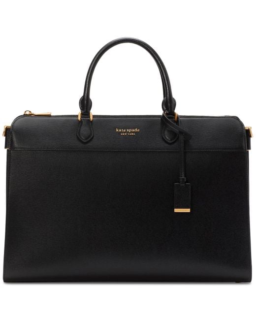Kate Spade Saffiano Leather Laptop Bag in Black Lyst