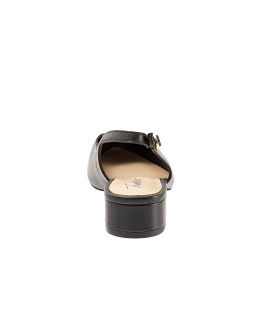 Trotters Black Joselyn Flat