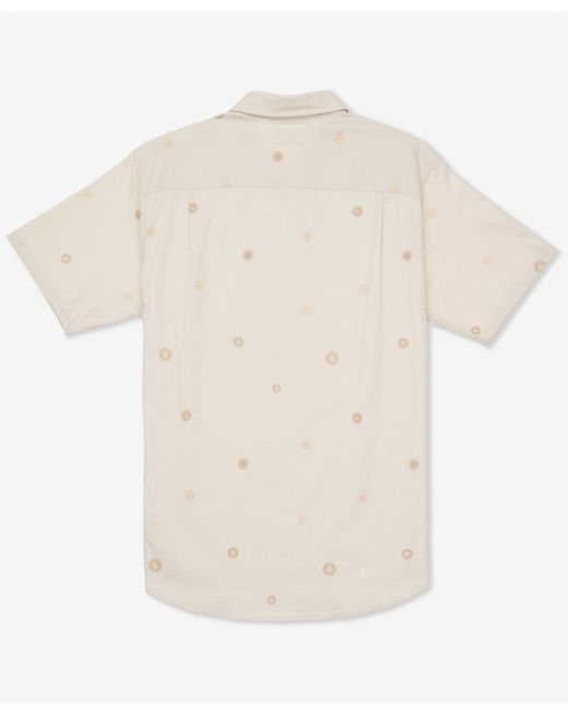 Hurley White Lido Stretch Short Sleeve Shirt for men