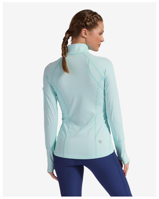 BloqUV Blue Upf 50+ Sun Protective Mock Zip Top