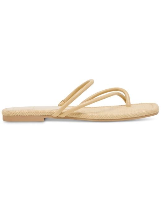 Dolce Vita White Leanna Strappy Flat Sandals