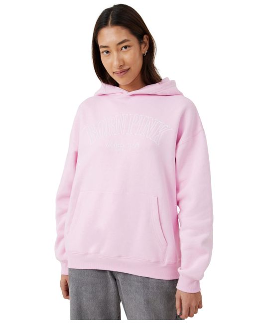 Cotton On Pink Hoodie Sweater