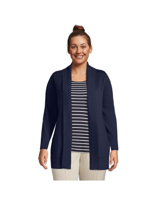 Lands end shawl collar cardigan hot sale