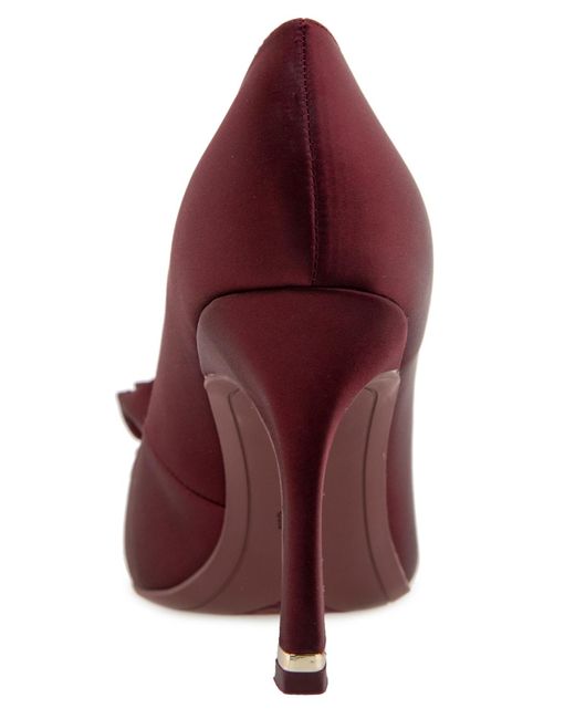 Kenneth Cole Red Romi Rosette Slip-on Pumps