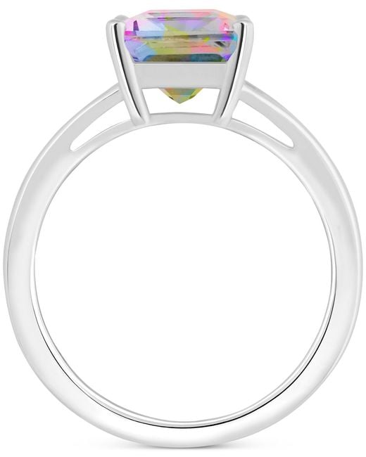 Macy's Blue Split Shank Polished Statement Ring (4-1/4 Ct. T.w.