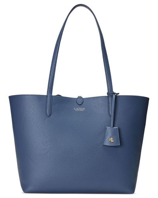 Lauren by Ralph Lauren Blue Large Reversible Tote Bag