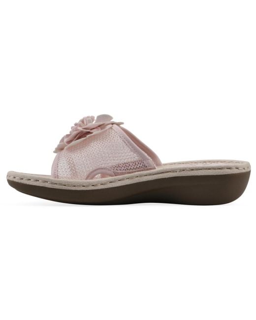 White Mountain White Chill Wedge Slip-on Sandals