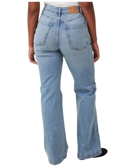 Cotton On Blue Curvy Stretch Bootcut Jean