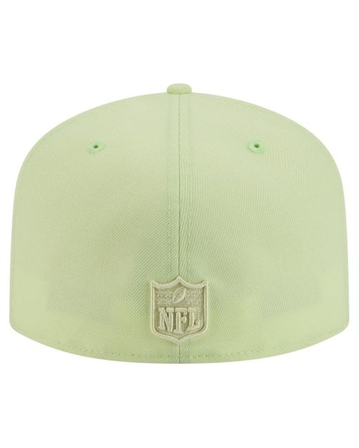 KTZ Green New York Jets Color Pack A-frame 59fifty Fitted Hat for men
