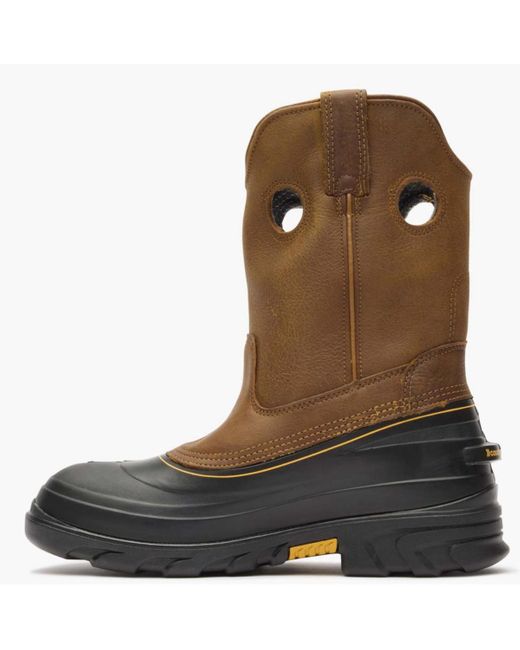 Georgia Boot Brown Muddog Composite Toe Waterproof Work Wellington for men
