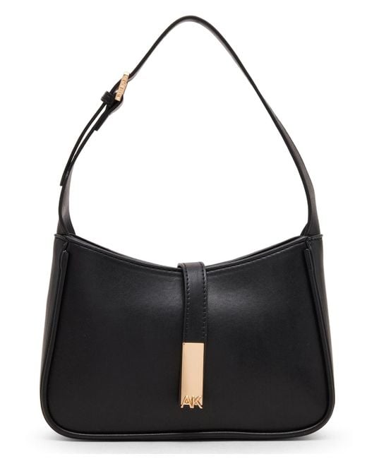 Anne Klein Black Convertible Strap Small Shoulder Bag
