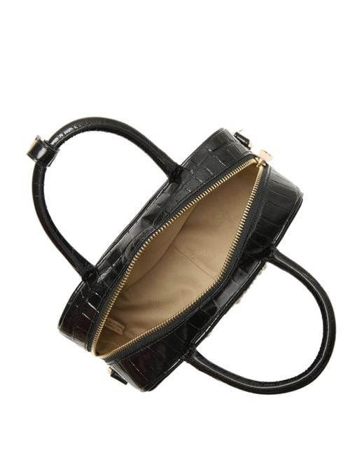 Brahmin Black Mara Attenborough Satchel Bag