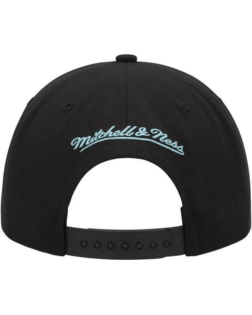 Mitchell & Ness Black Seattle Kraken Core Team Script 2.0 Snapback Hat for men