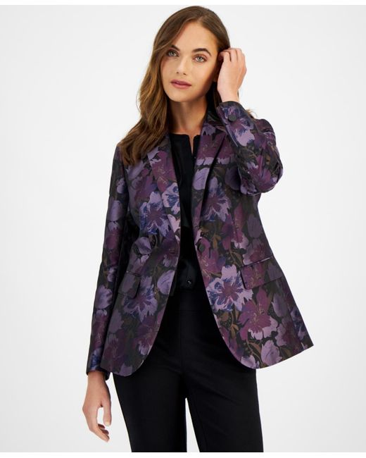 Anne klein single button blazer hotsell
