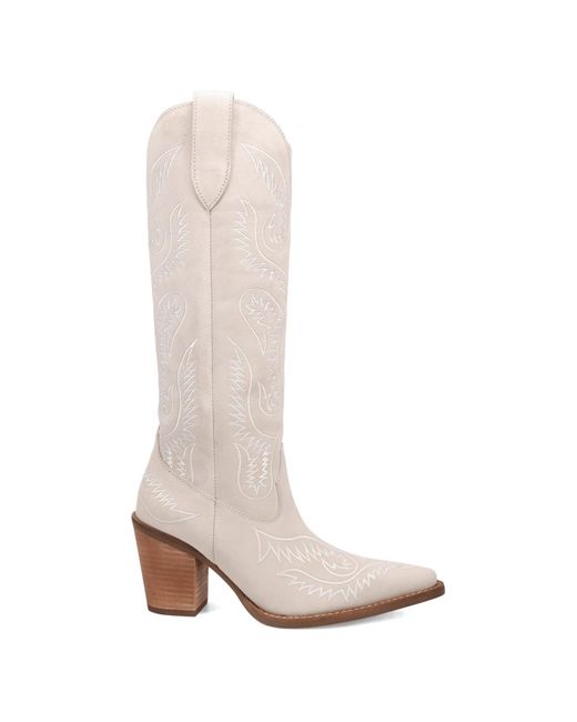 Dingo White The Duke Leather Boot