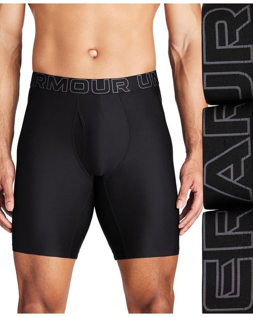 Under Armour Black 3-pack Performance Tech Solid Underwear for men
