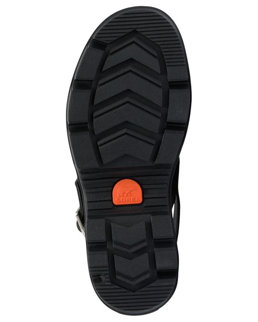 Sorel Black Roamn Studded Slip On Clogs