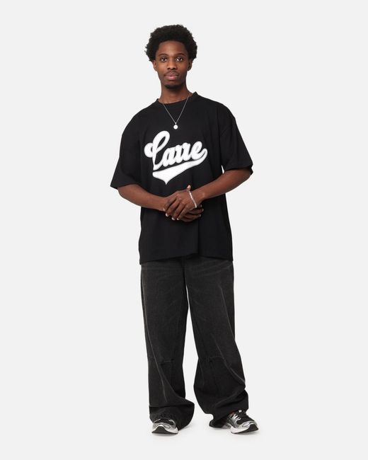 carre Black Team Script T-shirt for men