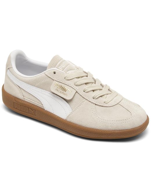 PUMA Palermo Leather Casual Sneakers From Finish Line in White Lyst