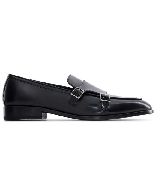 Anthony Veer Men´s Black Beaumont Double Monk Loafers loafers