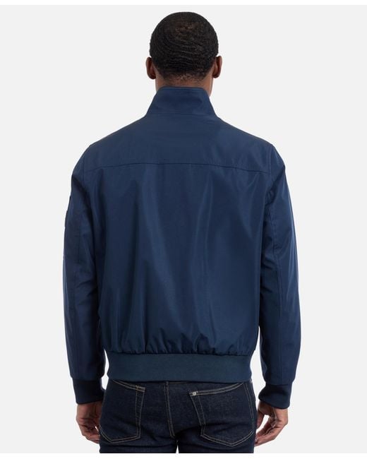 Calvin Klein Blue Ripstop Bomber Jacket for men