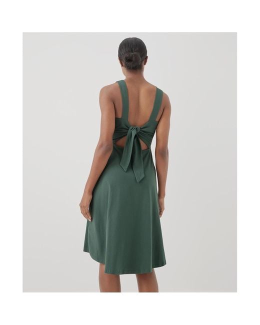 green emerald velvet dress Dark Green Fit and Flare Dress main image 0