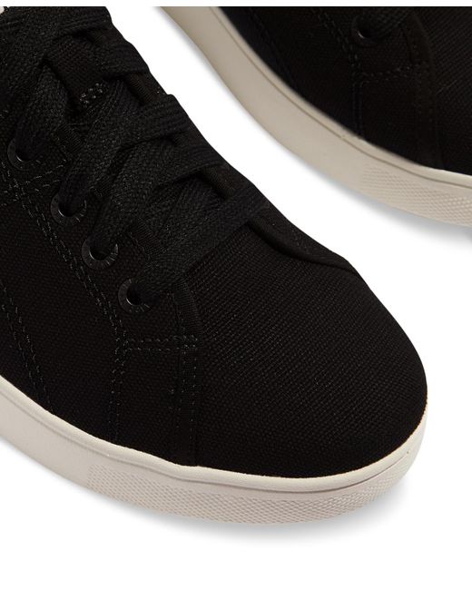 Fitflop Black Rally Canvas Sneakers
