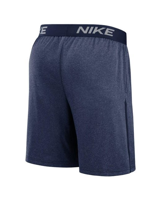 Nike Blue Boston Red Sox Authentic Collection Performance Knit Shorts for men