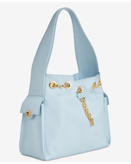 On 34th Blue Somynn Solid Large Handbag