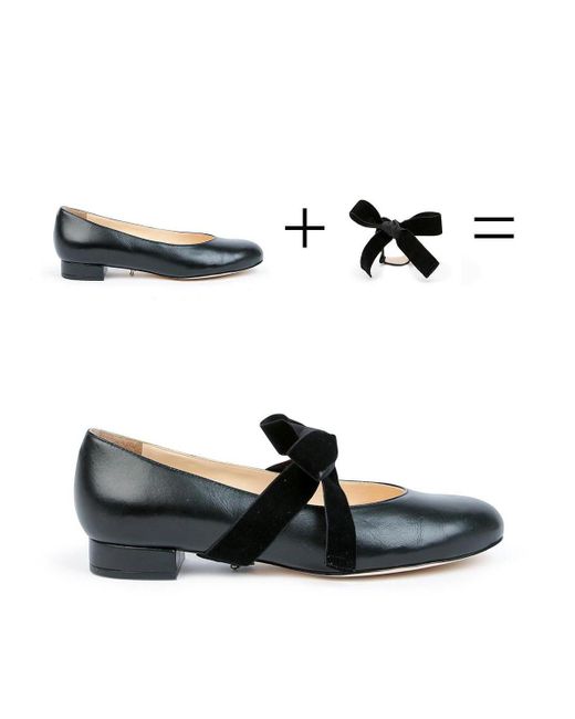 Alterre Black Marie Customizable Ballet Flats
