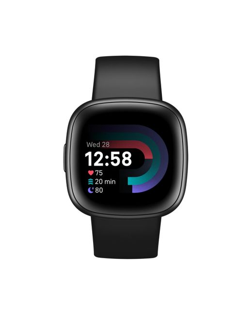 Fitbit Versa 4 Black Graphite Premium Smartwatch