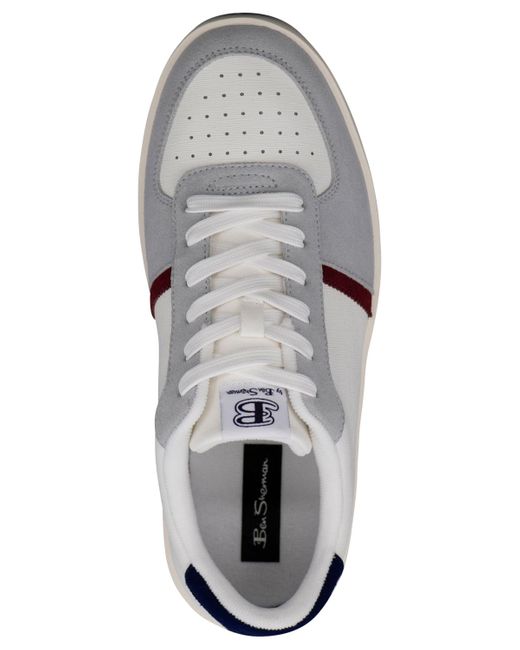 Ben Sherman Gray Richmond Low Casual Sneakers From Finish Line for men