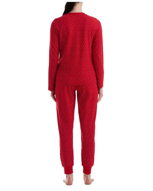 tommy hilfiger thermal pajama set