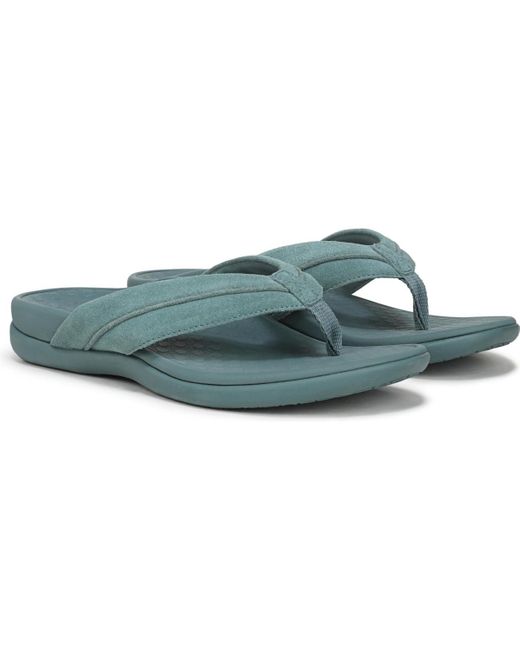 Vionic Blue Shore Thong Sandals