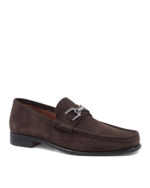 Bruno Magli Brown Trieste Slip On Loafers for men