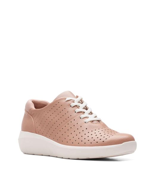 Clarks Leather Collection Kayleigh Aster Sneakers | Lyst