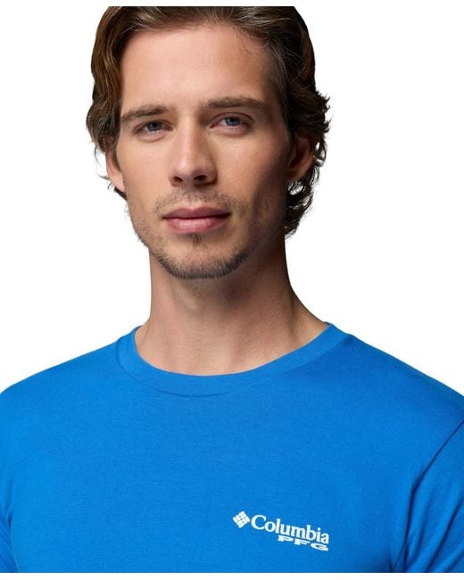 Columbia Blue Pfg Class Graphic T-shirt for men